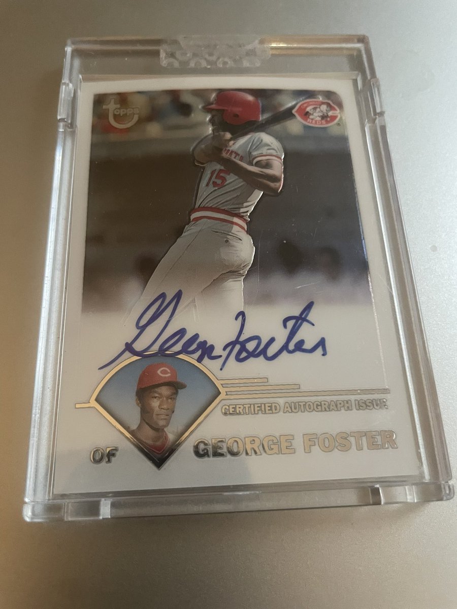 cheapcardsales's tweet photo. George foster Topps retired auto $20
#cheapCards #cheapReds https://t.co/zeZLFysL2y