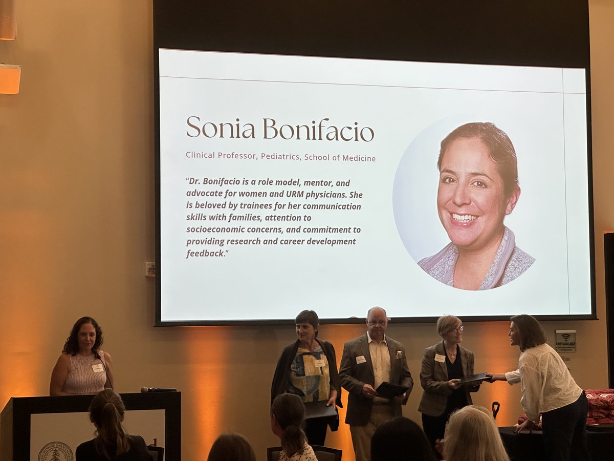 Stanford Neonatology (@stanfordneo) on Twitter photo Congratulations to <a href="/SBonifacioNeo/">Sonia Bonifacio (she/her)</a> who received the Outstanding Mentor Award from the <a href="/Stanford/">Stanford University</a> Faculty Women's Forum ๐๐๐ Congratulations to <a href="/SBonifacioNeo/">Sonia Bonifacio (she/her)</a> who received the Outstanding Mentor Award from the <a href="/Stanford/">Stanford University</a> Faculty Women's Forum ๐๐๐