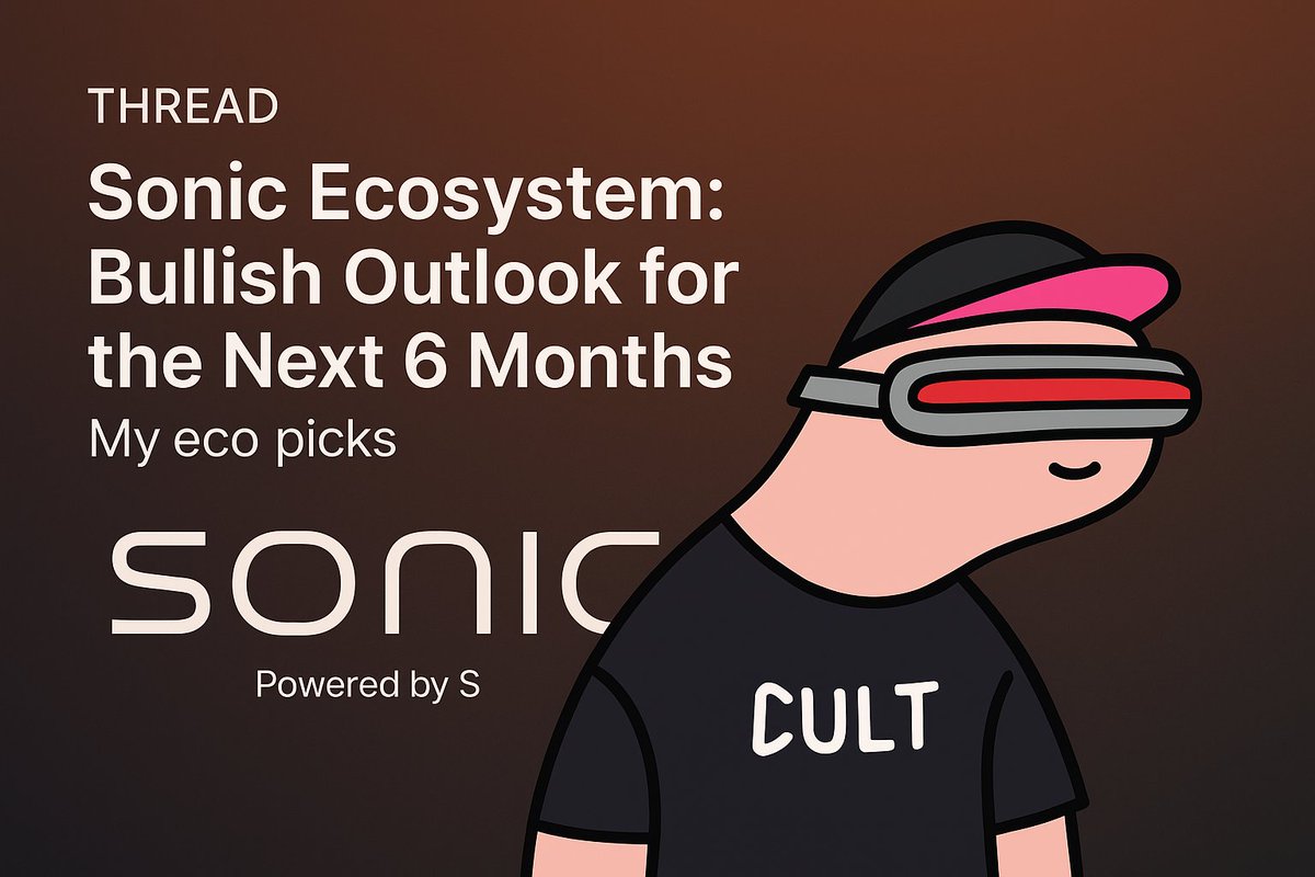 Sonic Ecosystem: Bullish Outlook for the Next 6 Months- My Eco picks

Forget price (for now)
Look at flow, function, and fundamentals.
Here’s why <a href="/SonicLabs/">Sonic Labs</a> $S is still one of the most undervalued chains in all of crypto.

Let’s break it down. 🧠🔊