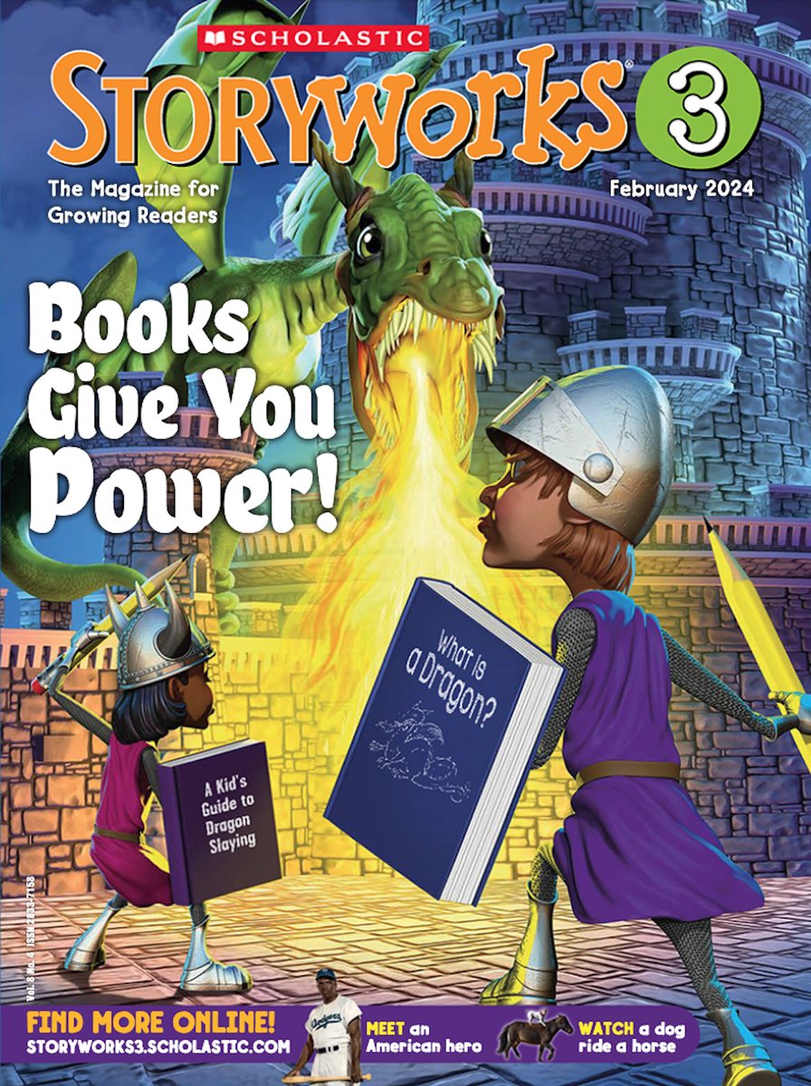 Slay summer boredom through the power of reading with this heroic free issue of Storyworks 3 ⚔️ storyworks3.scholastic.com/issues/2023-24…