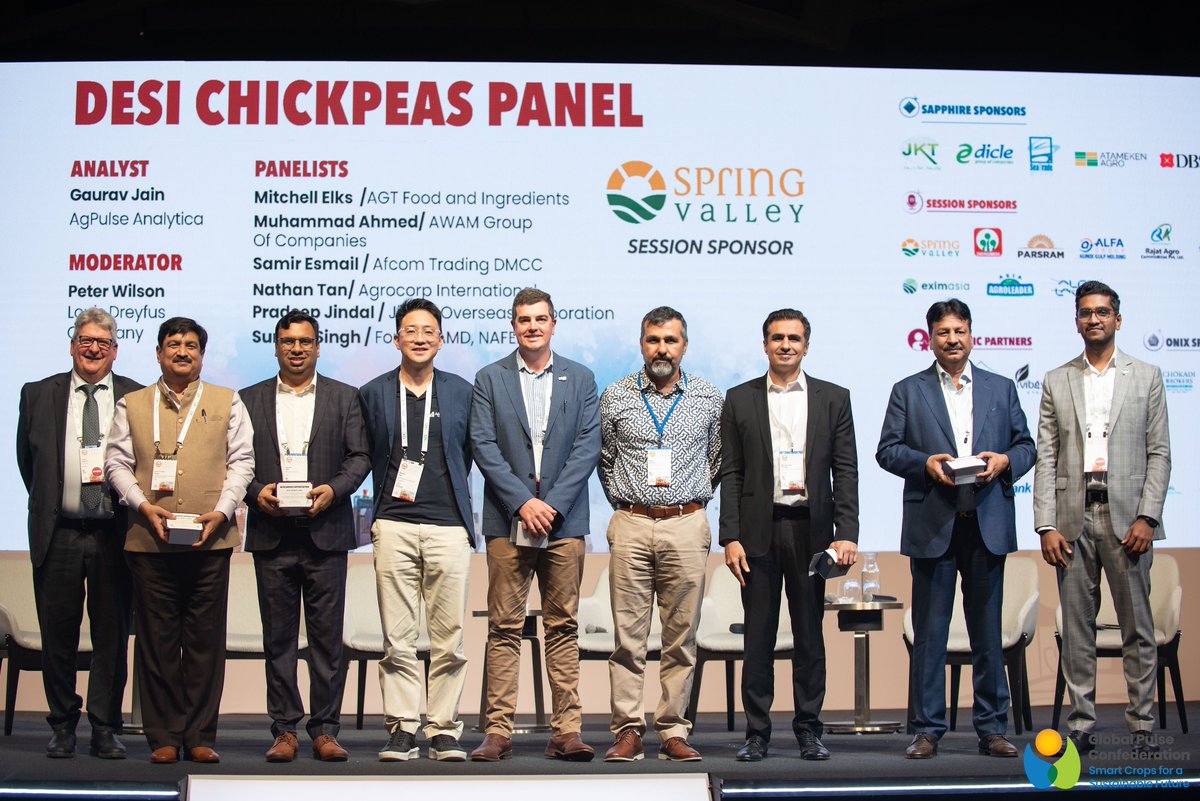 🌍 500+ delegates from 50+ countries gathered in Singapore for #Pulses25. 

🌱 Grains Australia's Peter Breguet &amp; Pulse Council Chair Peter Wilson connected with markets like South Asia &amp; China, strengthening global ties for Aussie pulses.

📷 <a href="/GlobalPulsesGPC/">GPC</a>