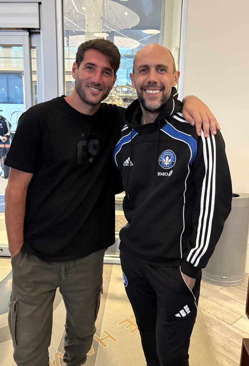 cfmontreal's tweet image. Une belle surprise nous attendait à l’hôtel 😍
Former teammates reunited in Florida 💙
#CFMTL