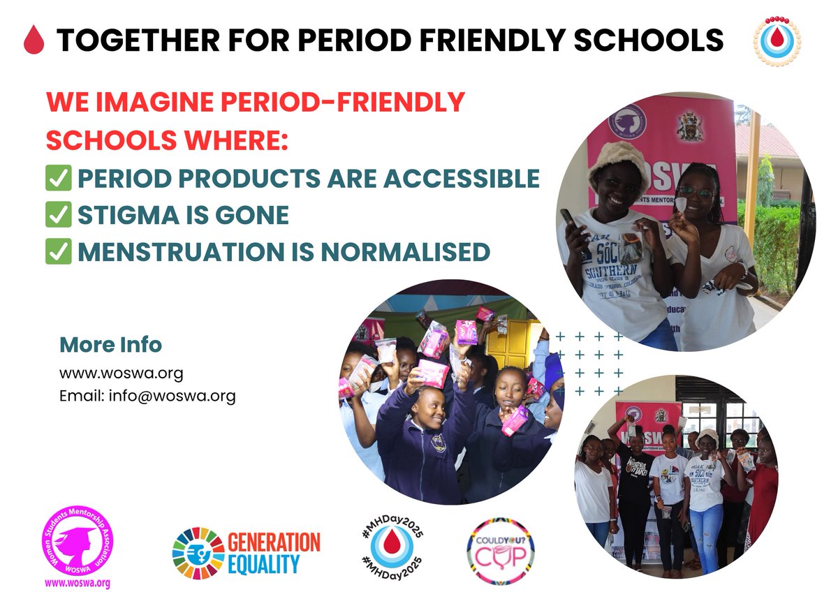 WOSWA (@woswa_org) on Twitter photo #TogetherforPeriodFriendlySchools
#TogetherforPeriodFriendlyWorld
#MHDay2025
<a href="/CouldyouCup/">CouldYou? Cup</a> #TogetherforPeriodFriendlySchools
#TogetherforPeriodFriendlyWorld
#MHDay2025
<a href="/CouldyouCup/">CouldYou? Cup</a>