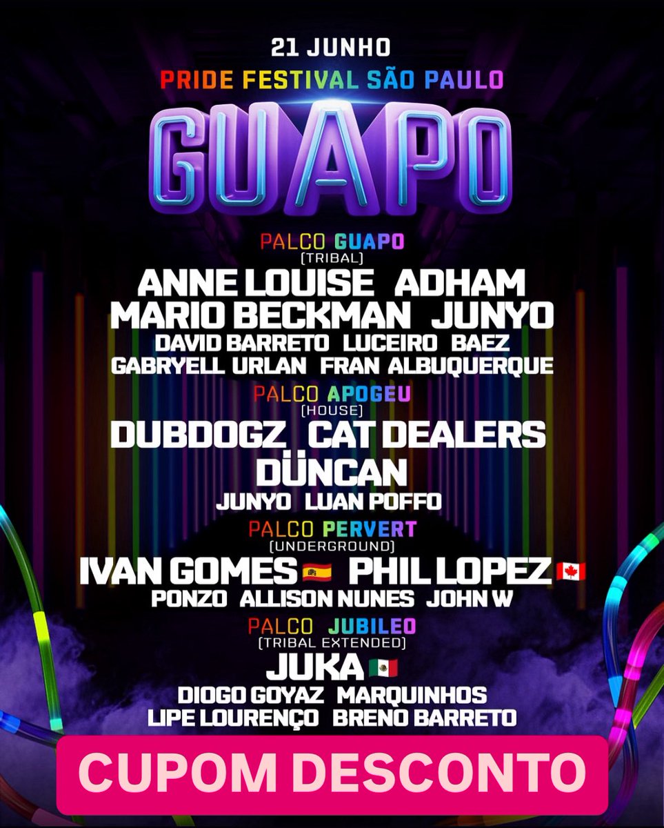 Vocês pediram e agora TEMMM

*CUPOM DESCONTO DA GUAPO PRIDE*

beacons.ai/pavanni