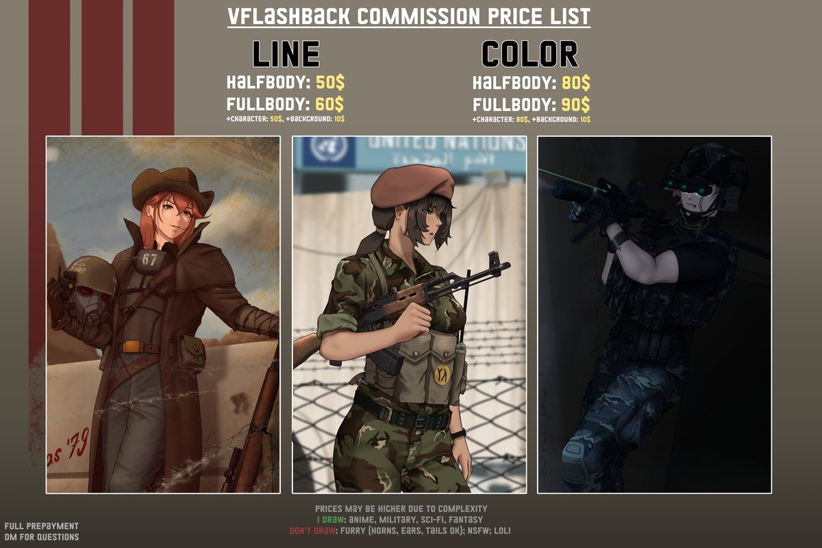 EMERGENCY COMMISSIONS OPENED
2 SLOTS

Okay. This is last time I'm doing an emergency one, bc I really don't like how the tendency is looking like. But there's a reason for it.

If anyone wants to hop in - welcome in my DMs.