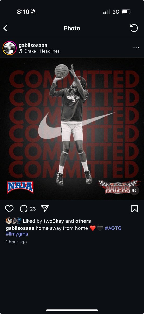 UNOH Women’s Basketball (@unoh_wbb) on Twitter photo Proud to announce the addition of Gabii Sosa-Owens to the lady racer family!! Her athleticism and versatility will play a huge role moving forward!
#UNOH WBB 🏀 🏁 ❤️ 💯 🔥 Proud to announce the addition of Gabii Sosa-Owens to the lady racer family!! Her athleticism and versatility will play a huge role moving forward!
#UNOH WBB 🏀 🏁 ❤️ 💯 🔥