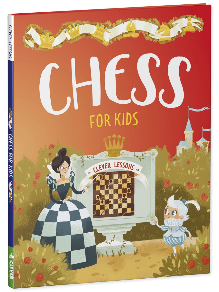 CleverbooksUS's tweet photo. The coolest chess book is here! A story + lesson pages provides multiple styles of teaching for children to learn chess!🧠♟️📖https://t.co/5YVDXaXrJW https://t.co/8cQrzg97vT