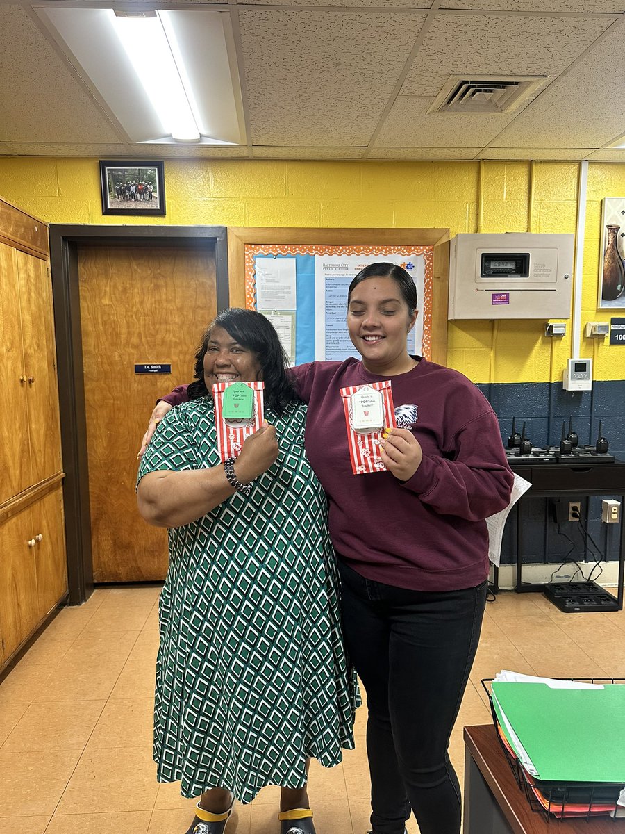 The school year may be winding down, but we are still going strong! Today, staff received a popcorn 🍿 treat to welcome them back for the last few weeks of school. Showing up and giving your best to students makes you a “Pop” star ⭐️ in our book! #falconsflyhigh🦅