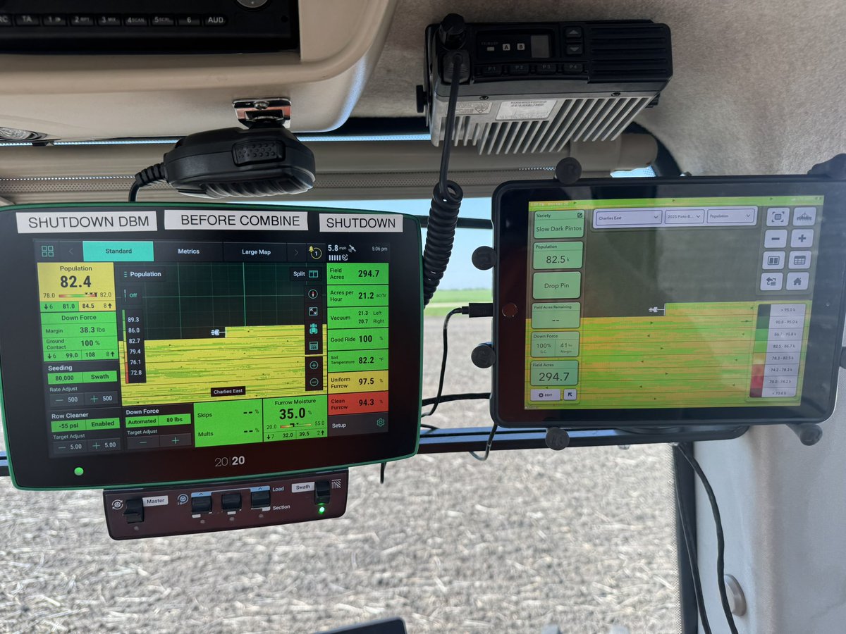 agassizmur1's tweet image. It was worth the wait. Our edible beans going into an ideal seedbed near Carman MB & our @PrecisionPlant equipped planter doing the job right! Love all the tech to reinforce my settings.
Thanks @NValleyP2
#plant25
