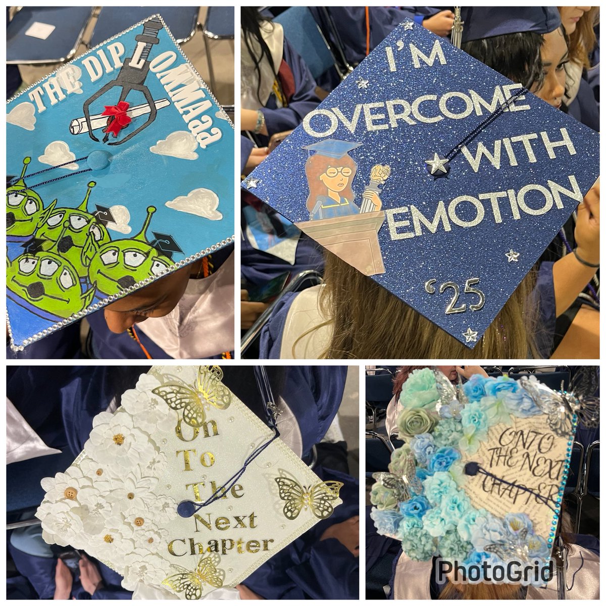 MooreMustangsML's tweet image. My favorite part of graduation is the caps!