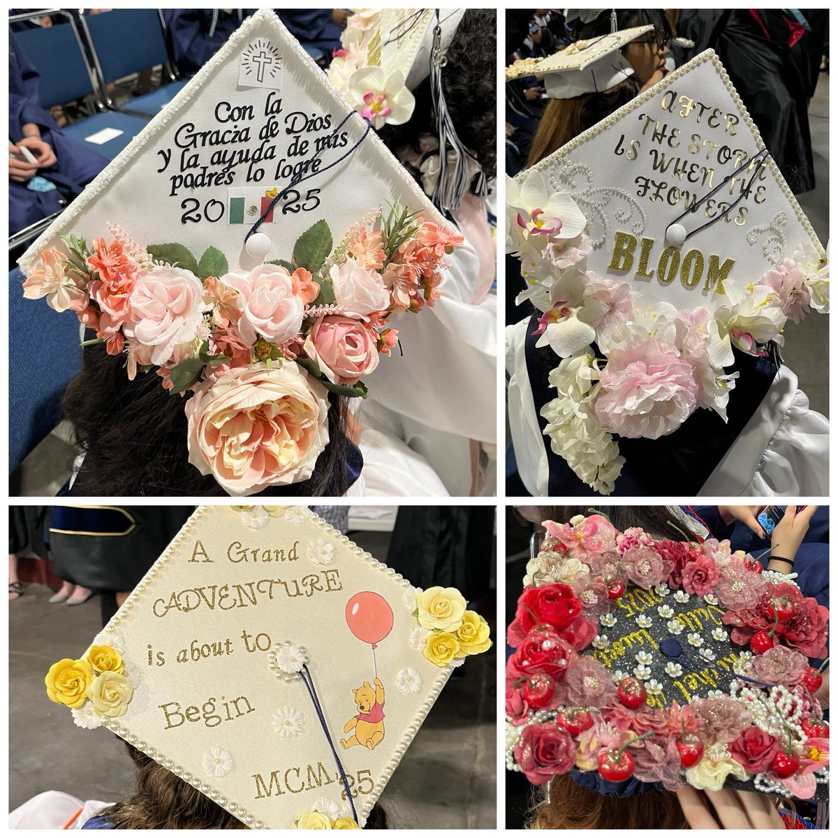 MooreMustangsML's tweet image. My favorite part of graduation is the caps!