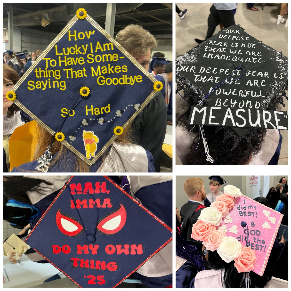 MooreMustangsML's tweet image. My favorite part of graduation is the caps!