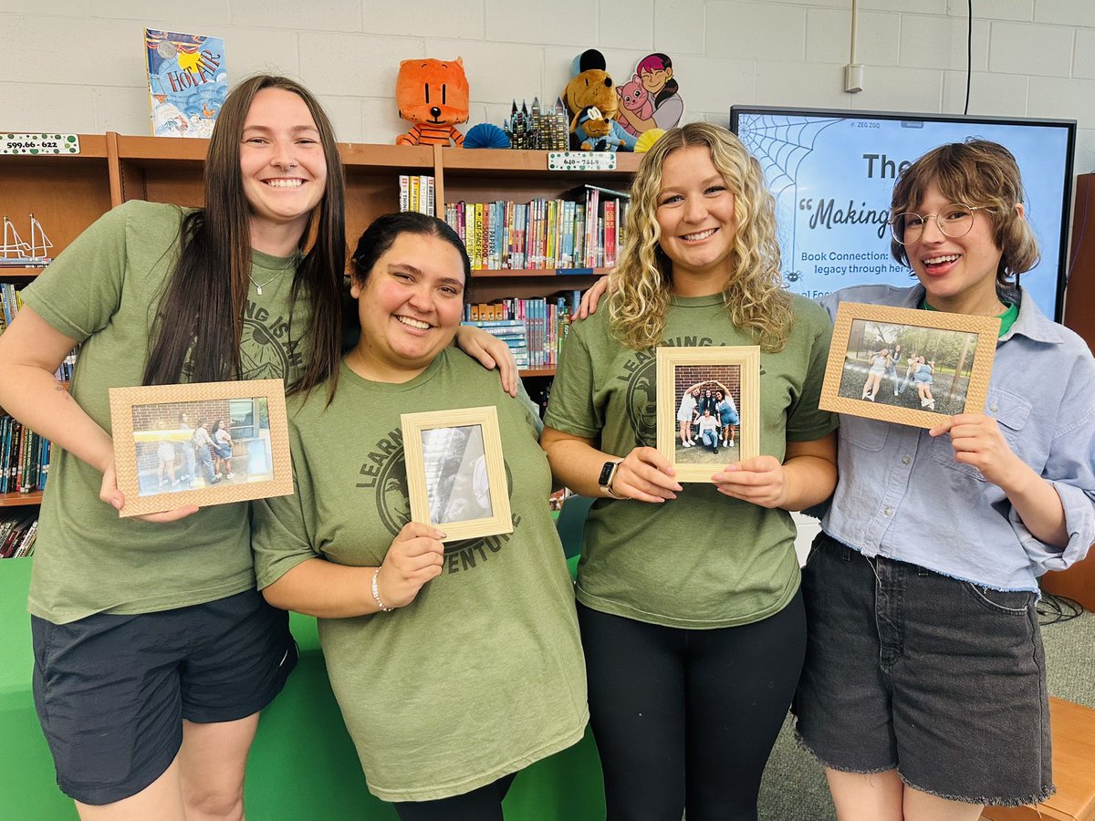 This first grade #TrustyHuskies team is one for the books, y’all. They “pranked” the admin team by framing photos of themselves in fun poses and then placing them in our offices. Little did they know that the photos would be set out on tables to share with the whole staff today