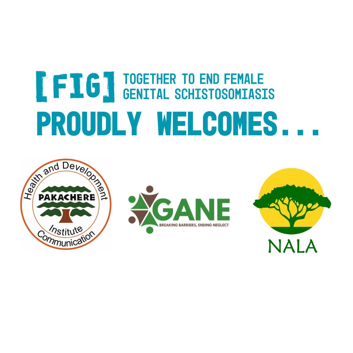 Bridges to Development (@bridges2develop) on Twitter photo We are excited to have new members <a href="/GANEKenya/">Global Alliance For NTDs Elimination (GANE)</a>, <a href="/NALA_Foundation/">NALA</a> and <a href="/IhdcPakachere/">Pakachere IHDC2020</a> 🥳 join the FGS Integration Group (FIG), united by a shared goal to #EndFGS and improve the lives of women and girls in Africa. Find out more ➡️ bit.ly/FIG-schisto
#FGSchisto #EndtheNeglect We are excited to have new members <a href="/GANEKenya/">Global Alliance For NTDs Elimination (GANE)</a>, <a href="/NALA_Foundation/">NALA</a> and <a href="/IhdcPakachere/">Pakachere IHDC2020</a> 🥳 join the FGS Integration Group (FIG), united by a shared goal to #EndFGS and improve the lives of women and girls in Africa. Find out more ➡️ bit.ly/FIG-schisto
#FGSchisto #EndtheNeglect