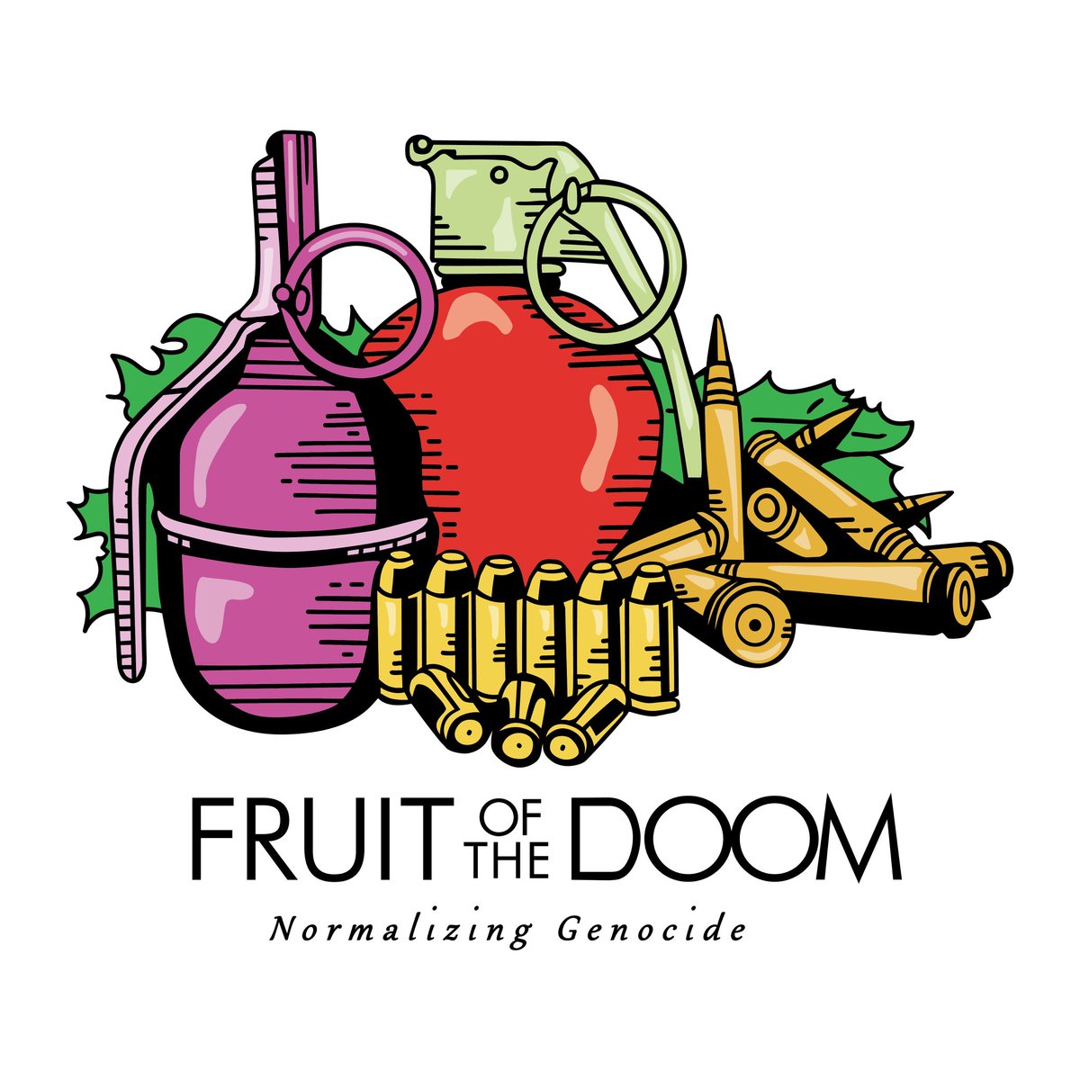 “New norms (fruit of the doom)” digital illustration