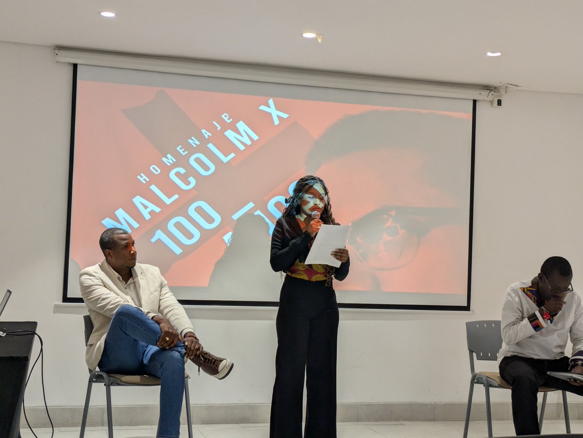 BLACFndn's tweet photo. Our board member, Dr. Kamau Rashid, was recently in attendance at an event commemorating 100 years of Malcolm X and his impact on the Afro-Columbian struggle. https://t.co/8665vtSiIs