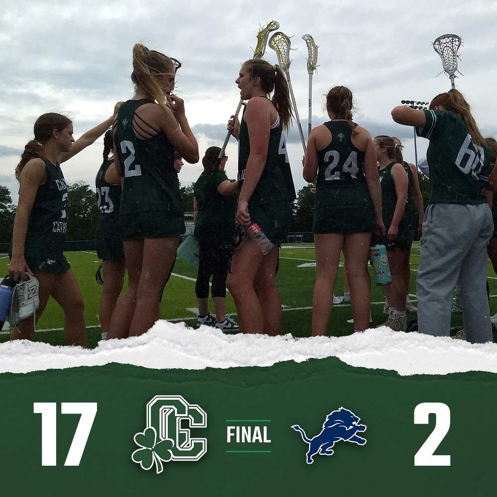 Camden Catholic Girls Lacrosse advances to the Second Round of the NJSIAA Non-Public Group Tournament! #GoIrish ☘️🥍

Irish 17
Pope John XXIII 2