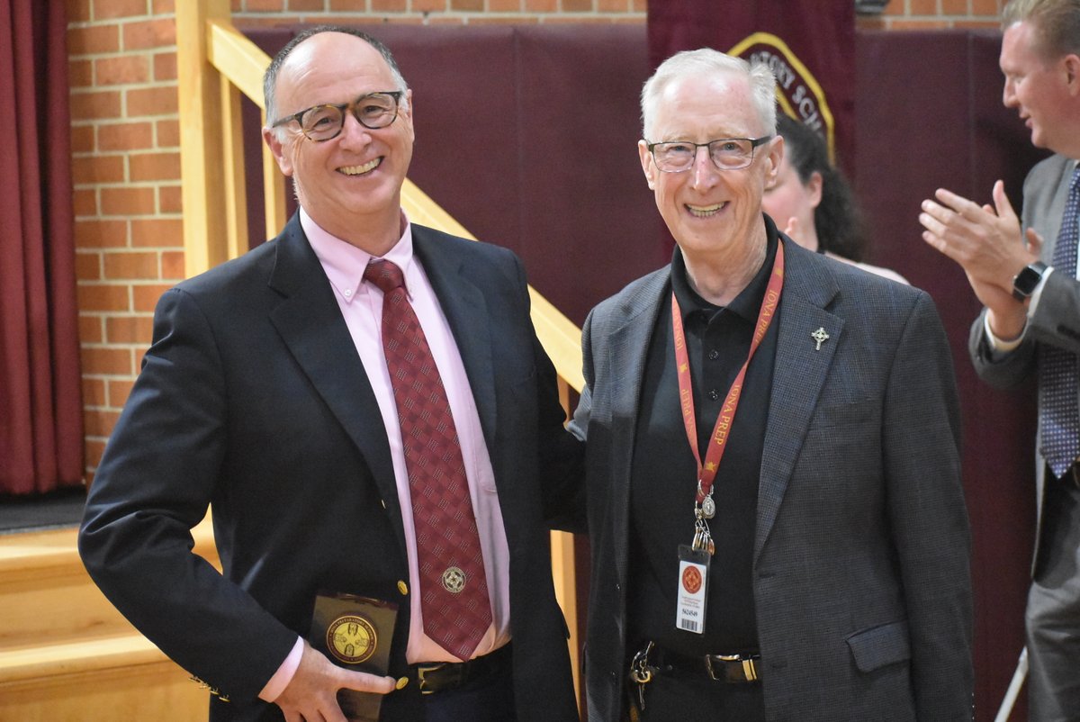 's tweet image. On this #WorldMarketingDay, there are no better ambassadors of #IonaPrep than our incredible and credentialed faculty and staff. We honored a collective 160 years of service to #EdmundRiceChristianBrotherEducation at Baccalaureate, including our first 50-year! #TheyAreIonaPrep