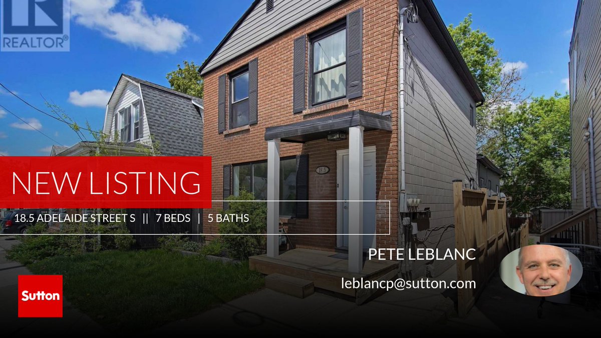 📍 New Listing 📍 Take a look at this fantastic new property that just hit the market located at 18.5 Adelaide Street S in London South (south I). Reach out here or at  for more information

Pete &amp; Sue LeBlanc, Realtors 
Sutton Gro... peteleblanc.sutton.com/showcase/18-5-…