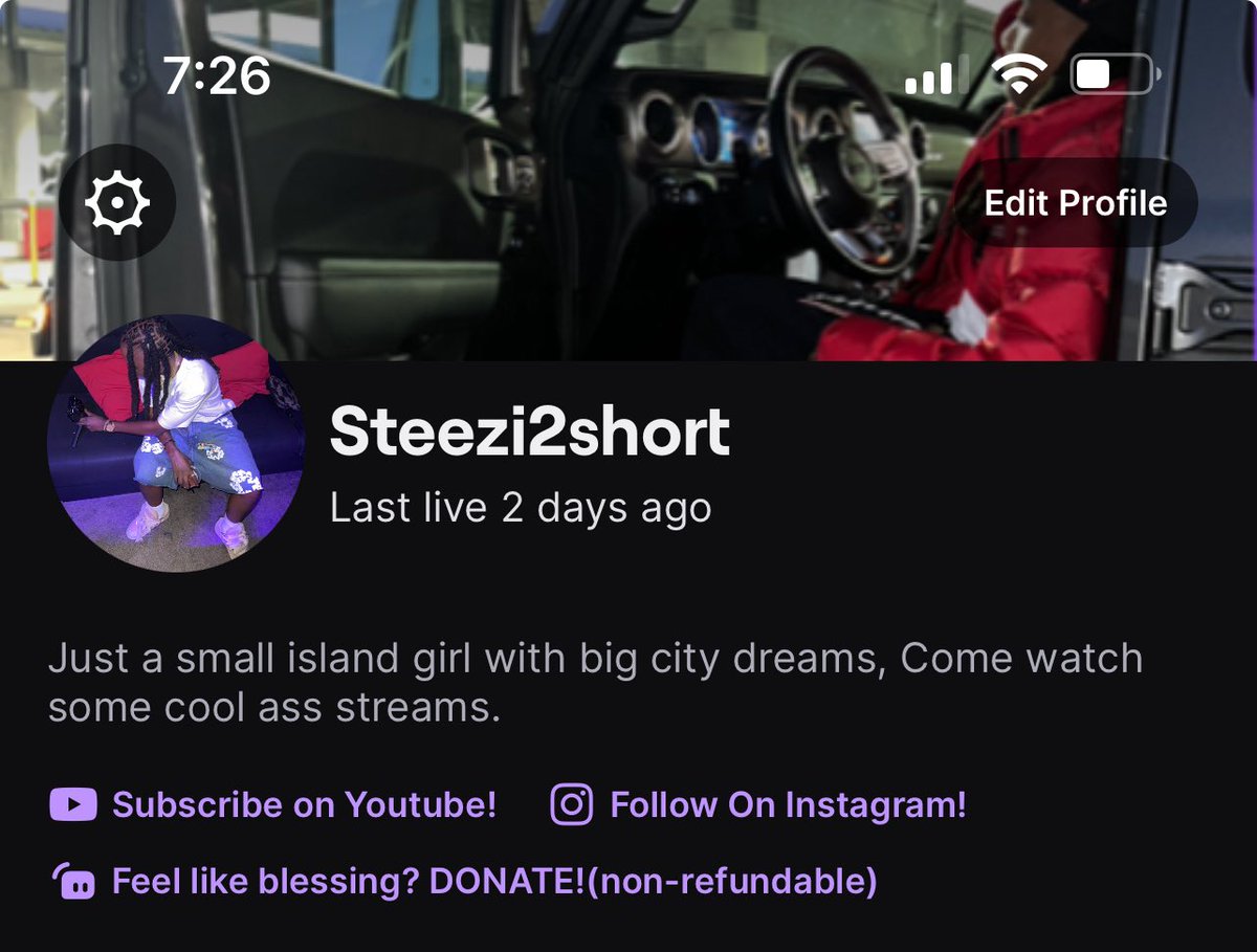 iBe_Shorty's tweet photo. Small Bahamian🇧🇸🏝️Streamer here! 🎥I Went Undrafted for #StreamerUni trynna put on for my lil island but I’m still pushing. Lifestyle,Travel,Gaming&Music from a small island girl with big city dreams!Click the link & Follow up guys support is free! 🫶🏾
⬇️
https://t.co/NNWp2L1oyO https://t.co/Y1A2xYvOy6