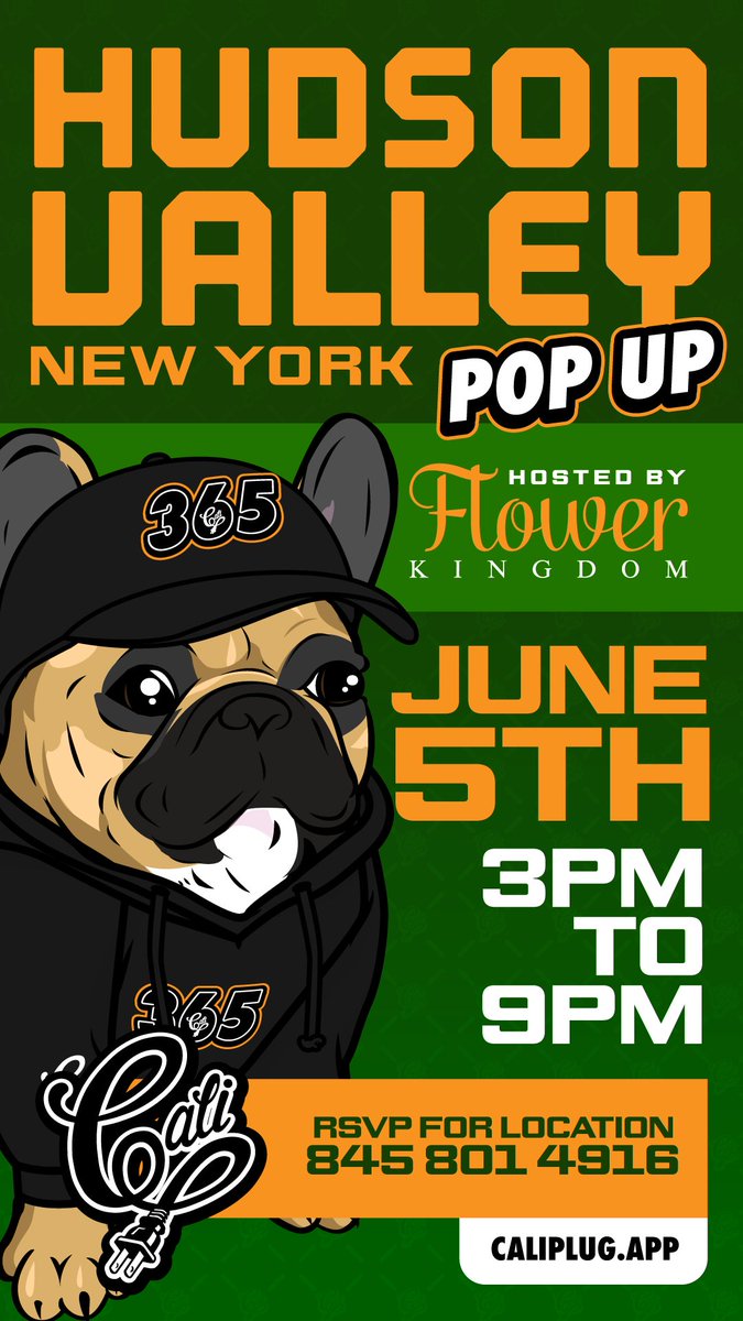 CaliPlug's tweet photo. CaliPlug pop up in Hudson Valley, NY on June 5th!

Come by our pop up and grab the best Cali flavors before it's all gone💨👀

Text and RSVP to get the location: 845-801-4916

#CaliPlug #CBONB #HudsonValley #NewYork #CaliPopUp #GoodSmoke #CaliBudOrNoBud