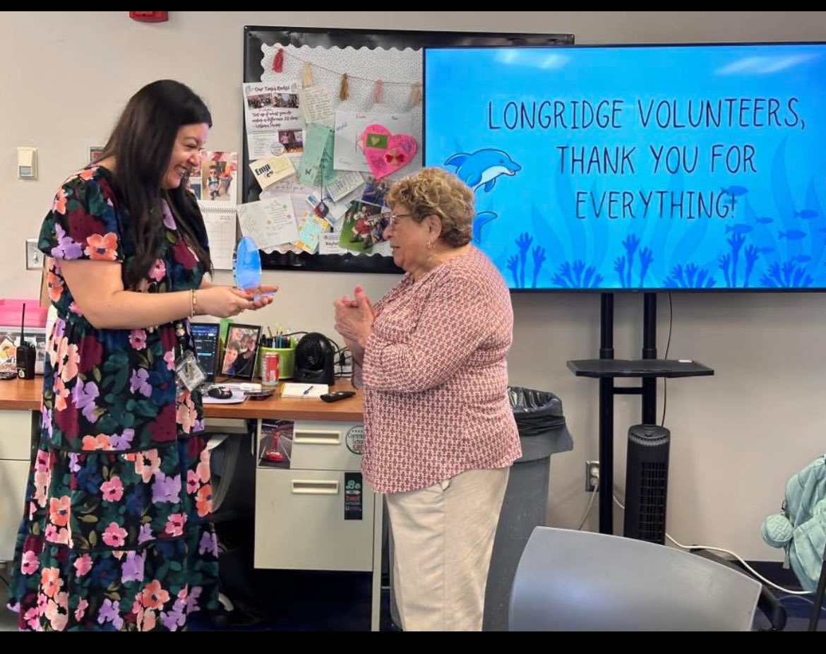 Kelly Lampman (@lampman_kelly) on Twitter photo Today <a href="/LongridgeGCSD/">Longridge Elementary</a> we recognized our school’s Abuela, for her many years of volunteer service, at our annual Volunteer Appreciation Breakfast. What an honor it is to have such a dedicated volunteer! <a href="/GreeceCentral/">Greece Central</a> <a href="/Kelly_Flagler/">Kelly Flagler</a> <a href="/GCSDcommschools/">GCSD Community Schools</a> Today <a href="/LongridgeGCSD/">Longridge Elementary</a> we recognized our school’s Abuela, for her many years of volunteer service, at our annual Volunteer Appreciation Breakfast. What an honor it is to have such a dedicated volunteer! <a href="/GreeceCentral/">Greece Central</a> <a href="/Kelly_Flagler/">Kelly Flagler</a> <a href="/GCSDcommschools/">GCSD Community Schools</a>