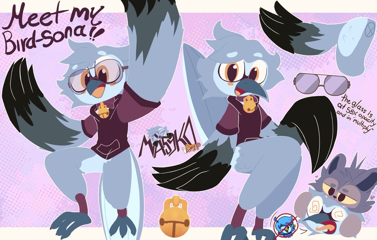 MasyKo_DMP's tweet image. A new face will be present from now on ✨
I present to you my new Furry/Anthro representation 👋🐦
#Fursona #bird #furryartwork #digitalart #furryarwork
