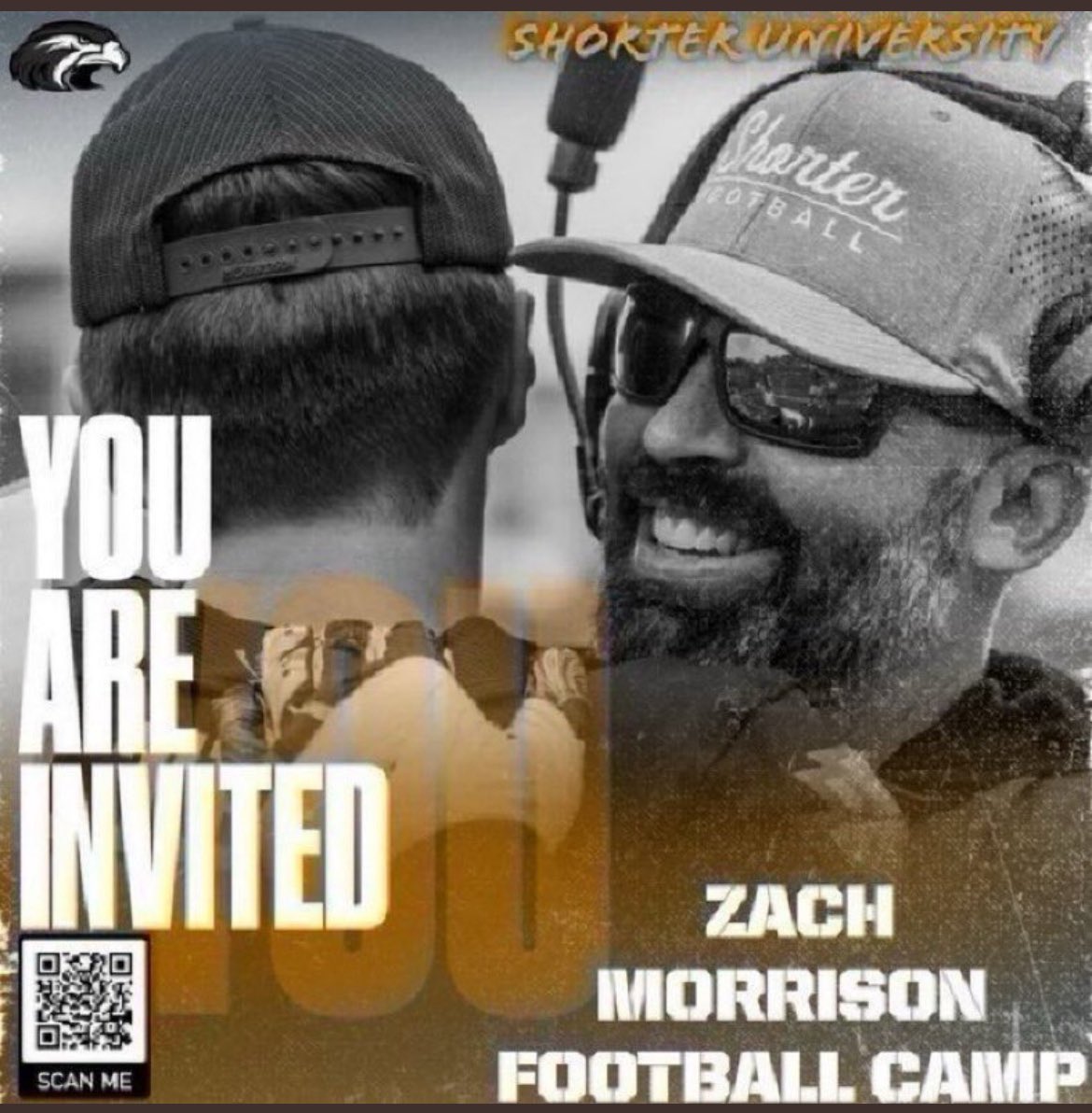 Thank you coach <a href="/coachmorrison58/">Zach Morrison</a> for the invite to <a href="/Shorter_FB/">Shorter Hawks Football</a> camp
<a href="/CoachBrad_Smith/">Brad Smith</a>
