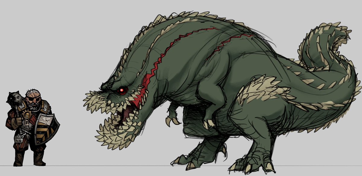 Sabersins's tweet photo. Mh x darkest dungeon 
Crystal pickle
#DarkesDungeon #MonsterHunter https://t.co/j9D3OEf2zy