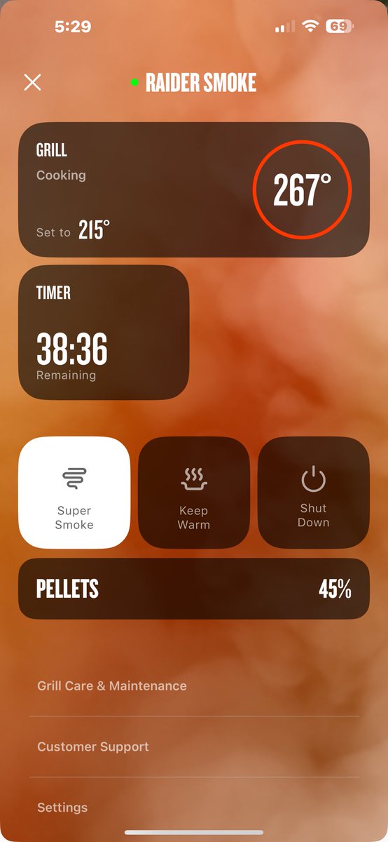 PSYCHO_RAIDER's tweet photo. @TraegerGrills my ironwood XL always overshoots the temperature no matter how long I let it preheat. What is going on here? Help. https://t.co/MG0OcMa6Bt