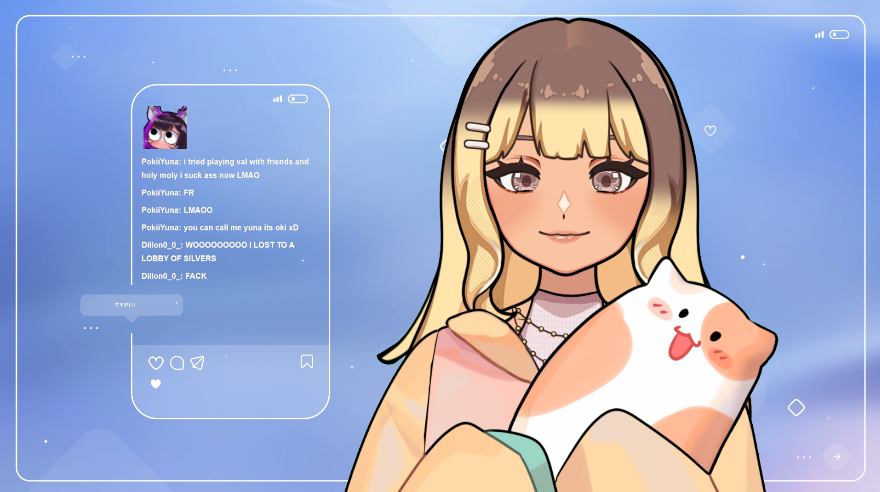 🍂 wanted to feature a few artists that really made me enjoy vtubing again:

‧₊˚ ┊customizable model by <a href="/AiryOnline/">Airy 🦑🎨 Live2D Comms open!</a> 
‧₊˚ ┊cat hoodie by <a href="/isakoyuhere/">koyUh🍊</a> 
‧₊˚ ┊overlay by <a href="/sayonanii/">. nani ୨୧</a> 
‧₊˚ ┊chat widget by <a href="/imZaytri/">Zaytri 🍉</a> 

𝑡ℎ𝑎𝑛𝑘𝑠 𝑓𝑜𝑟 𝑔𝑖𝑣𝑖𝑛𝑔 𝑠𝑡𝑟𝑒𝑎𝑚𝑒𝑟𝑠