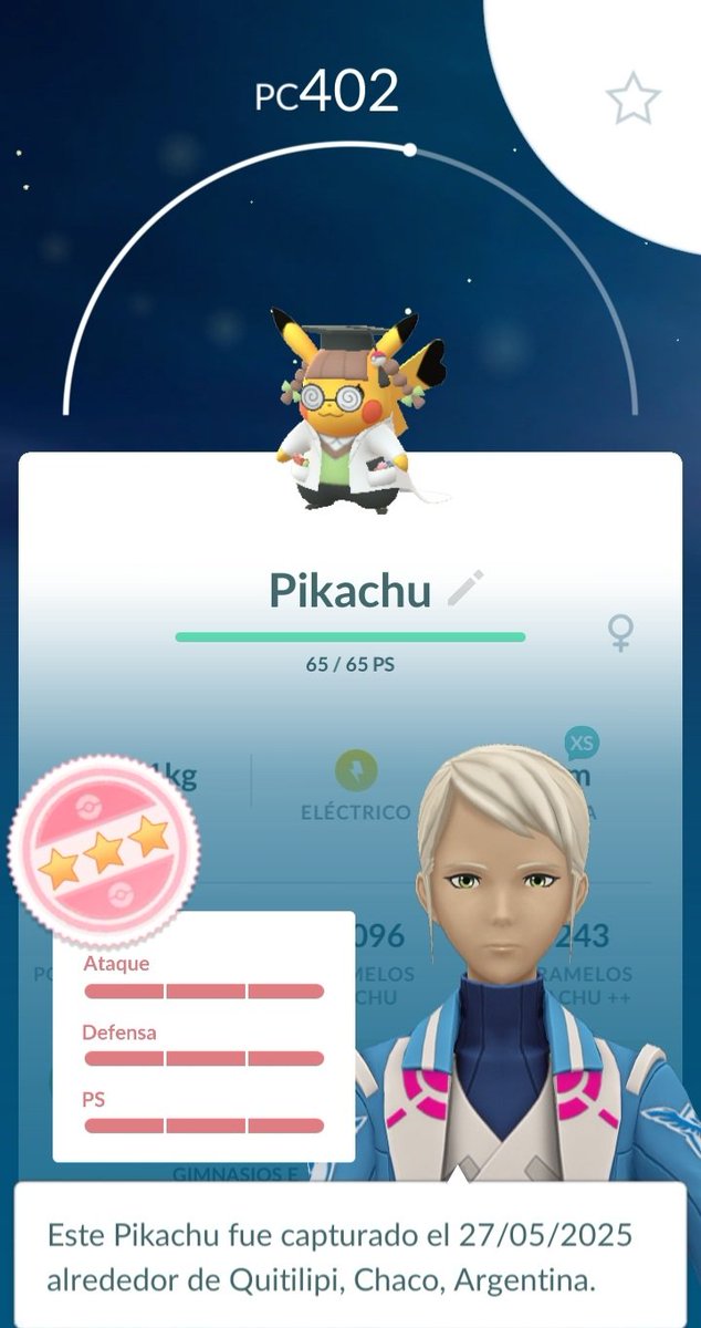 Zeze1942's tweet photo. No tiene sentido la suerte que tuve hoy.
#Pikachu #PokemonGO #pokemonrare #Pokemon https://t.co/YYc75sFcwV