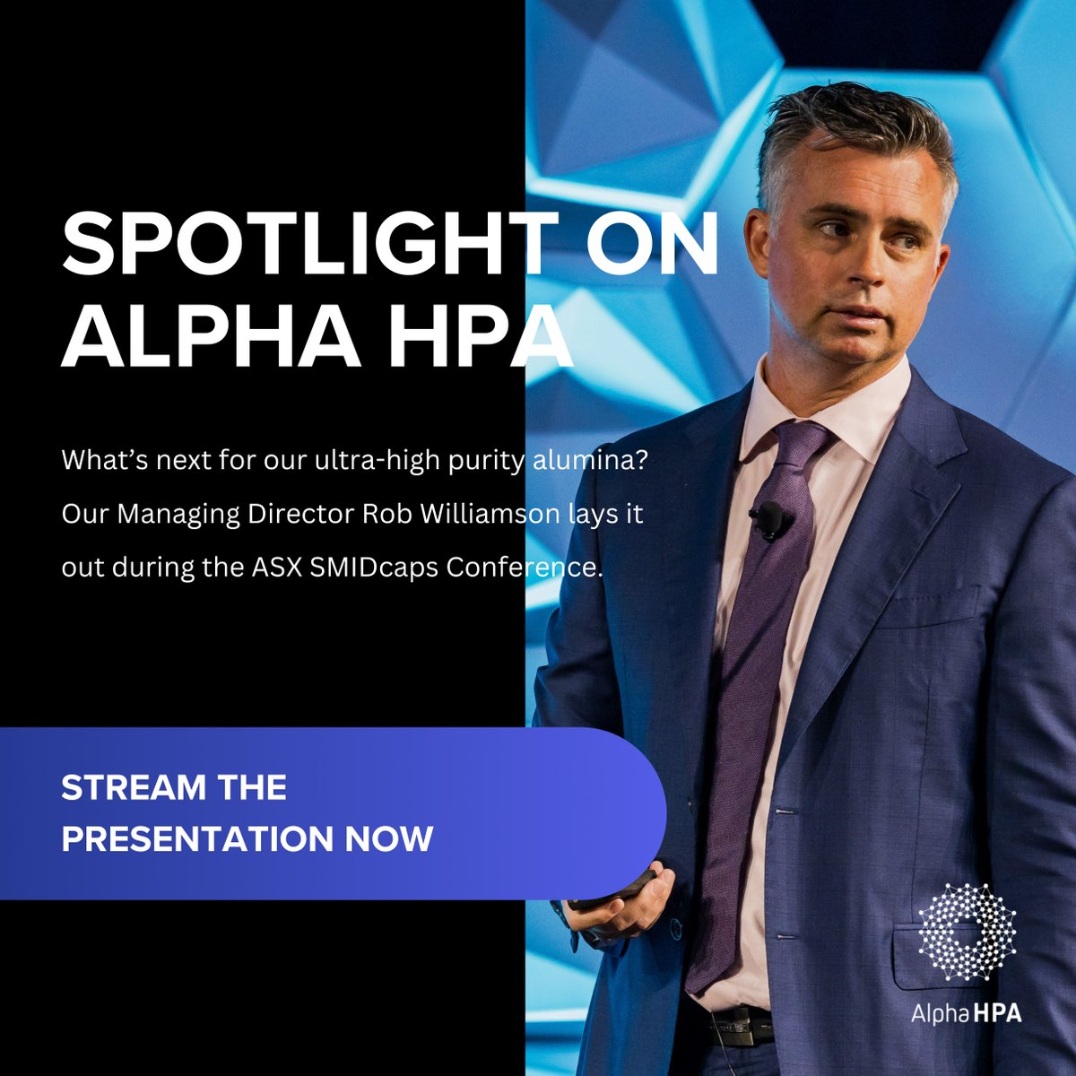 Missed our ASX SMIDcaps presentation in March? Catch Rob Williamson’s session on Alpha HPA’s role in clean tech and advanced manufacturing: youtu.be/7ZevAsmMQcA?si… 

#WeAreAlphaHPA #ASXSMIDCaps #HPA #CriticalMinerals #ASX