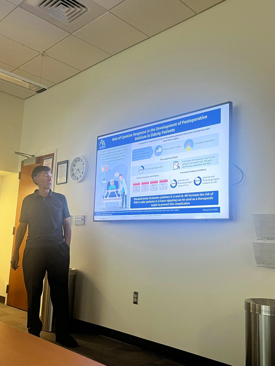 Jeffry Takla (@jeffrytakla) on Twitter photo Mini symposium, major ideas 🚀🧠
Shoutout to <a href="/Mike_Devinney/">Michael Devinney</a> and Dr. Mervyn Maze for sharing the latest insights on Neurocognitive Outcomes Research.
<a href="/Duke_Anesthesia/">Duke Anesthesiology</a> Mini symposium, major ideas 🚀🧠
Shoutout to <a href="/Mike_Devinney/">Michael Devinney</a> and Dr. Mervyn Maze for sharing the latest insights on Neurocognitive Outcomes Research.
<a href="/Duke_Anesthesia/">Duke Anesthesiology</a>
