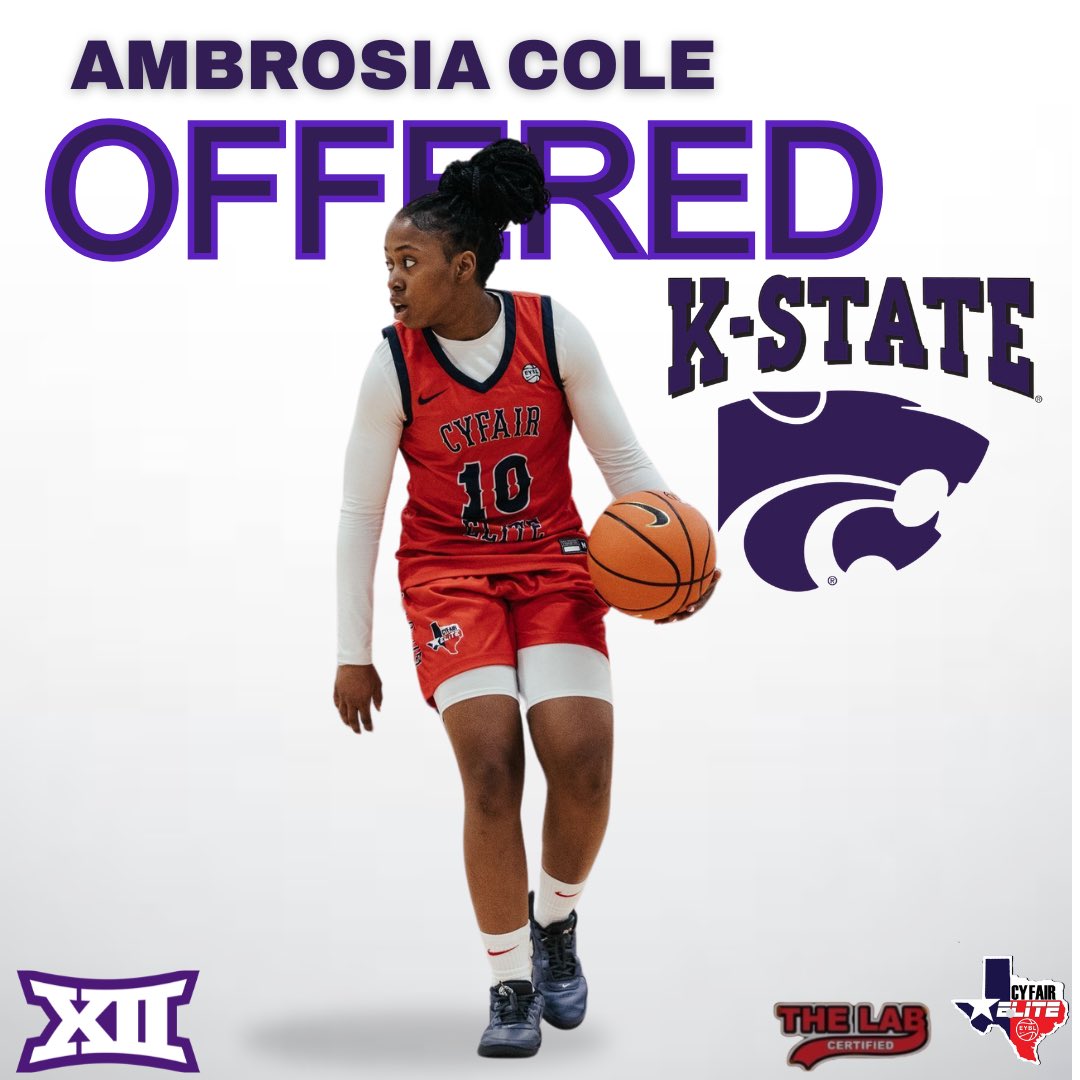 🛸Ambrosia (Bro Bro) Cole 🪐 (@ambrosiacole11) on Twitter photo Honored and blessed to receive an offer from <a href="/KStateWBB/">K-State Women's Basketball</a> ! Thank you coach <a href="/JeffMittie/">Jeff Mittie</a> and <a href="/ebony_gilliam/">Ebony Shaw Gilliam</a> Honored and blessed to receive an offer from <a href="/KStateWBB/">K-State Women's Basketball</a> ! Thank you coach <a href="/JeffMittie/">Jeff Mittie</a> and <a href="/ebony_gilliam/">Ebony Shaw Gilliam</a>
