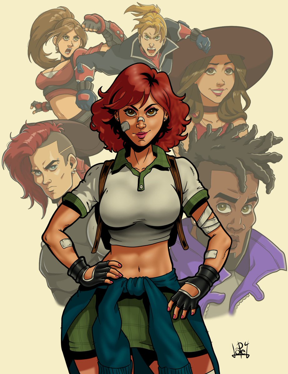 El_Kake07's tweet photo. Ahora sí, una ilustración completa de Lenina y el resto de Liberantes.

#digitalart #drawing #comicar #illustration #oc #originalcharacter #characterdesign https://t.co/AYAgJ6Hm7I