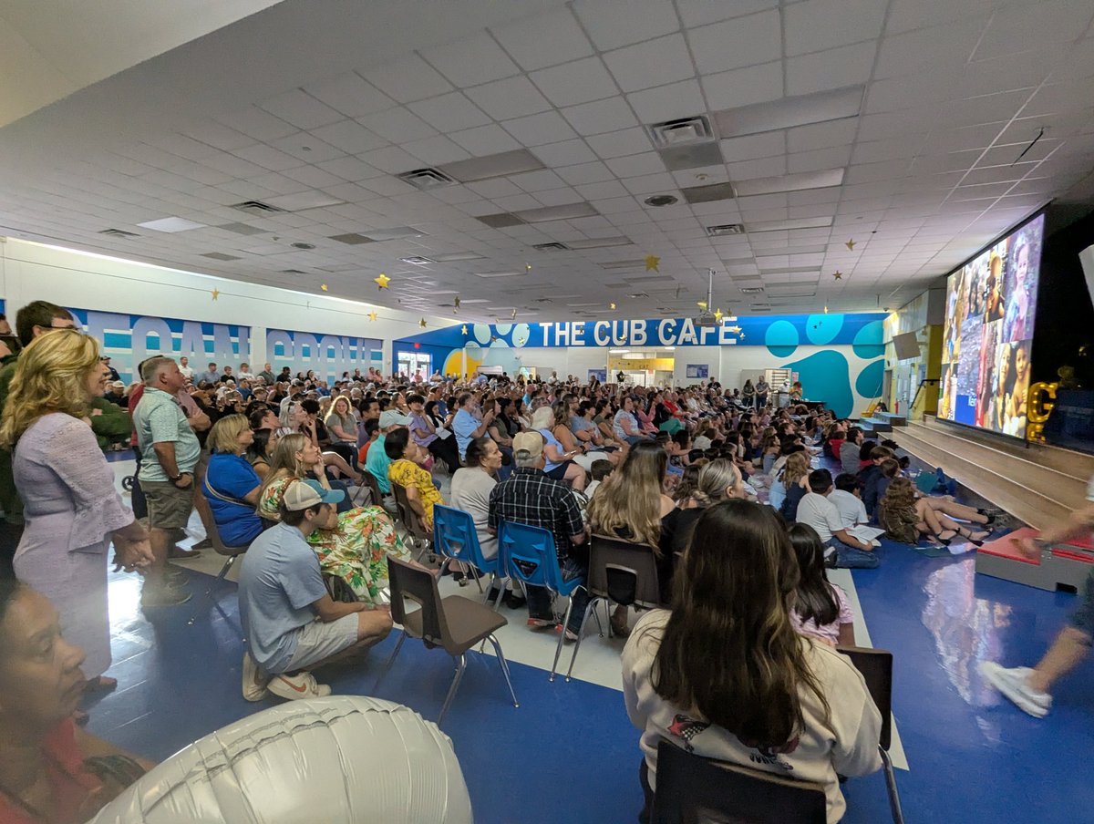 Always fun to celebrate our 5th graders. We had a packed house tonight for the 5th grade celebration. We will miss you!!