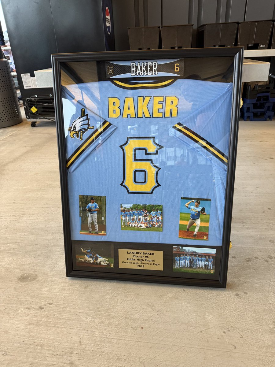 Sadly the Smokies game was rained out tonight, but we still had a great night celebrating this season &amp; our senior, Landry!