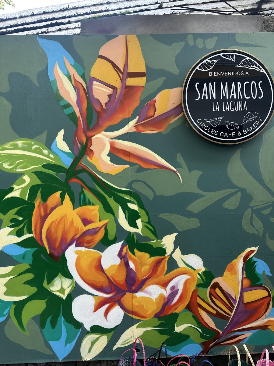 Inspired by these hand painted signage and murals in lake Atitlan, Guatemala 📌