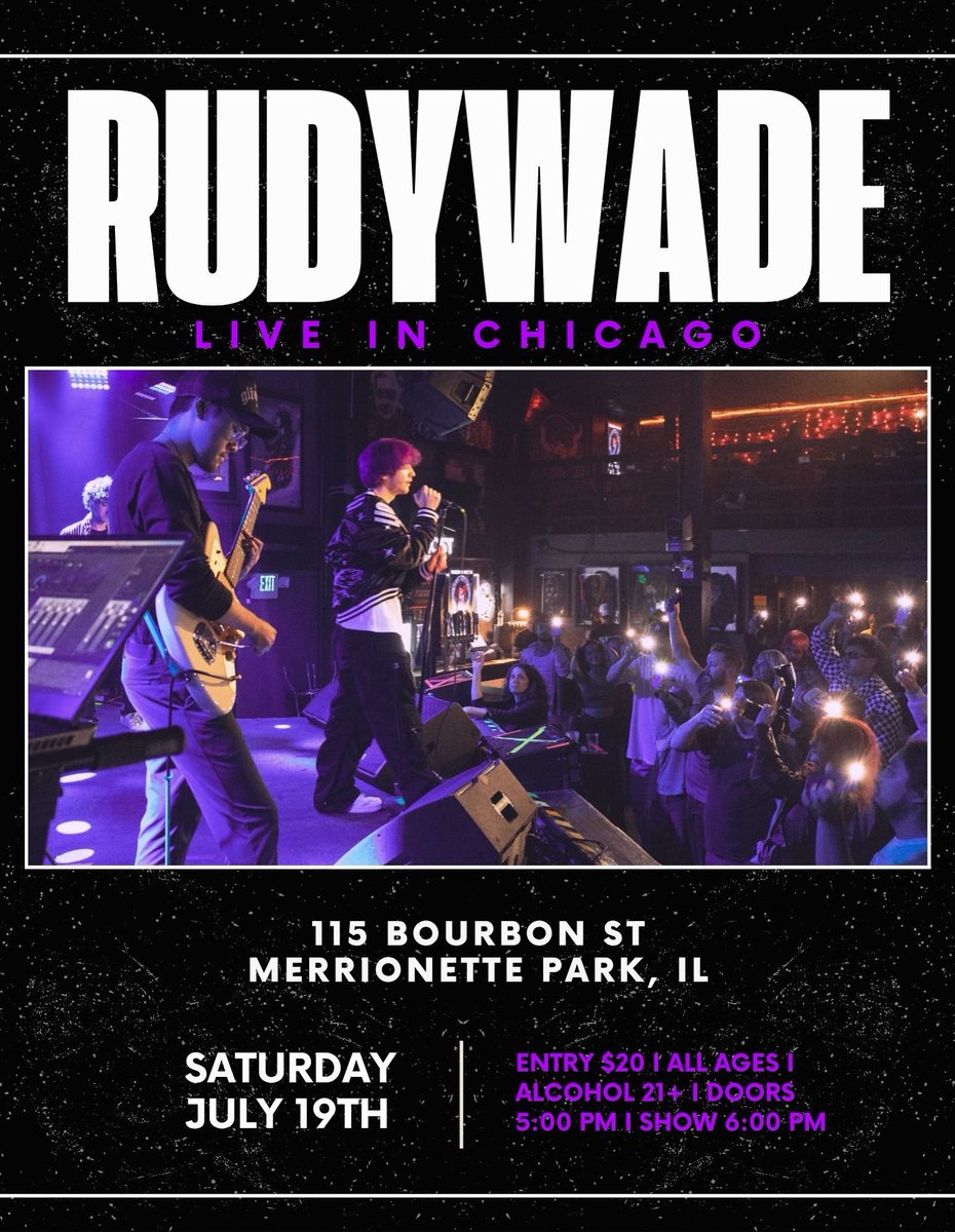 Going to be performing in Chicago for the first time ever this July!