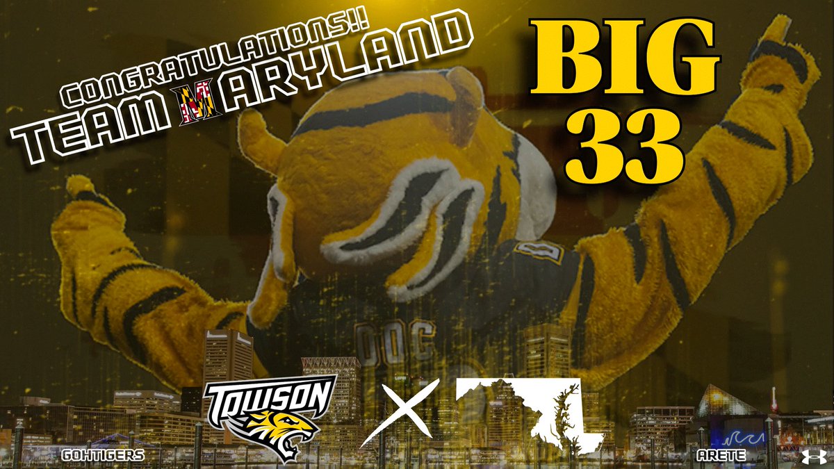 Big33MD's tweet image. Thank you @Towson_FB & @CoachSpeedy__ for the support!
Team MD x Towson