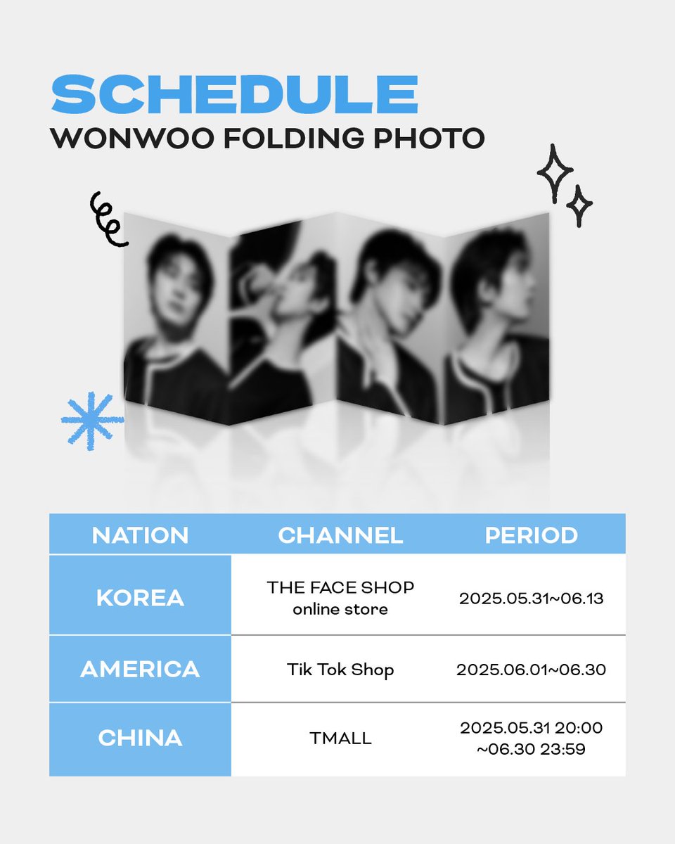 thefaceshop_kr's tweet photo. 𝗪𝗢𝗡𝗪𝗢𝗢 𝗙𝗼𝗹𝗱𝗶𝗻𝗴 𝗣𝗵𝗼𝘁𝗼 D-3 Coming soon!!
흑백 속에서도 선명하게 드러나는 원우의 압도적인 분위기..!
 원우 폴딩포토에 고스란히 담겼어요🖤
 
 한 장 한 장 눈을 뗄 수 없는 비주얼💫
이번에도 마음 단단히 잡으셔야 해요.. (♡˘▿˘)*.¸.¸¸.
📢 지역별로 출시 일정과 채널이 다르니 꼭 확인 후 원우와의 특별한 순간을 함께해요!
-
 𝗪𝗢𝗡𝗪𝗢𝗢 𝗙𝗼𝗹𝗱𝗶𝗻𝗴 𝗣𝗵𝗼𝘁𝗼
Even in black and white, WONWOO’s captivating presence shines through..!
Every moment is captured in the WONWOO Folding Photo🖤
A visual you can’t take your eyes off, frame by frame💫
Brace yourself once again… (♡˘▿˘)*.¸.¸¸.
📢 Release dates and purchase channels may vary by region,
so be sure to check and don’t miss this special moment with WONWOO!

#THEFACESHOP with #WONWOO