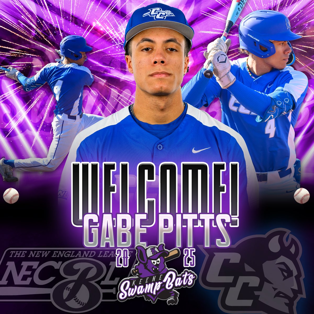 We also welcome <a href="/g9bep/">gabe pitts ✞</a> from <a href="/ccsubaseball/">CCSU Baseball</a>! Gabe was scorching out of the gates this spring, consistently posting multi-hit bids for the Blue Devils. In late March and early April, he had four 3-hit games in the span of two weeks, including a 6-12 series at Delaware State!