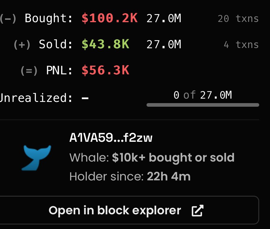 kkashi_yt's tweet photo. This wallet bought $Nani at the top and sold at the bottom, then the coin started pumping and bought at the top again and sod at the bottom.

Lost $56,200 https://t.co/bi0z6zWa5O