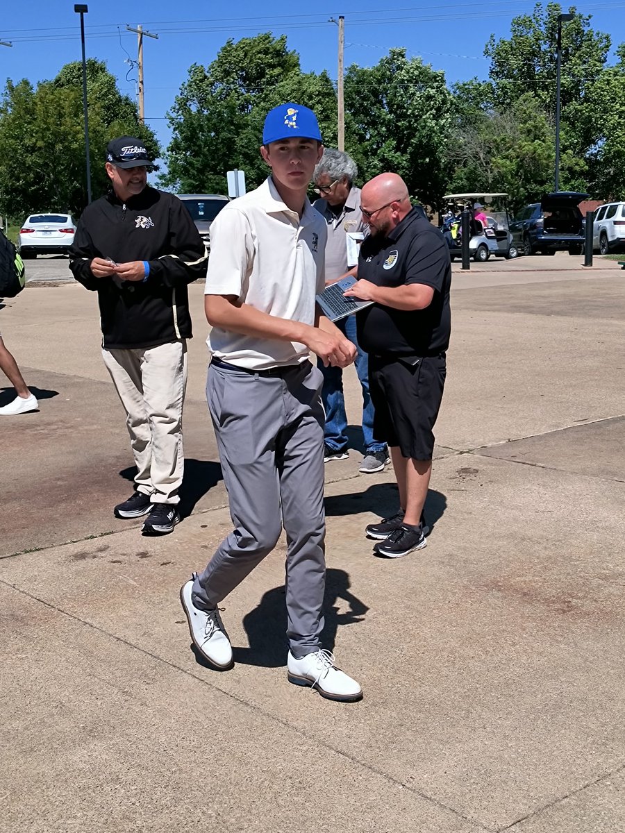 Really proud of Mitchell Rice. On a very hard day on a hard course, he ground it out and got 2nd in the regional at Auburn Hills. Alex Haas will also qualify for state at Emporia!! Congrats lads