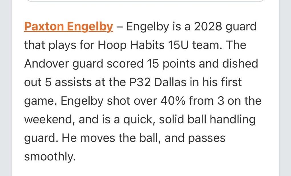 Thank you Prep Hoops for the writeup.