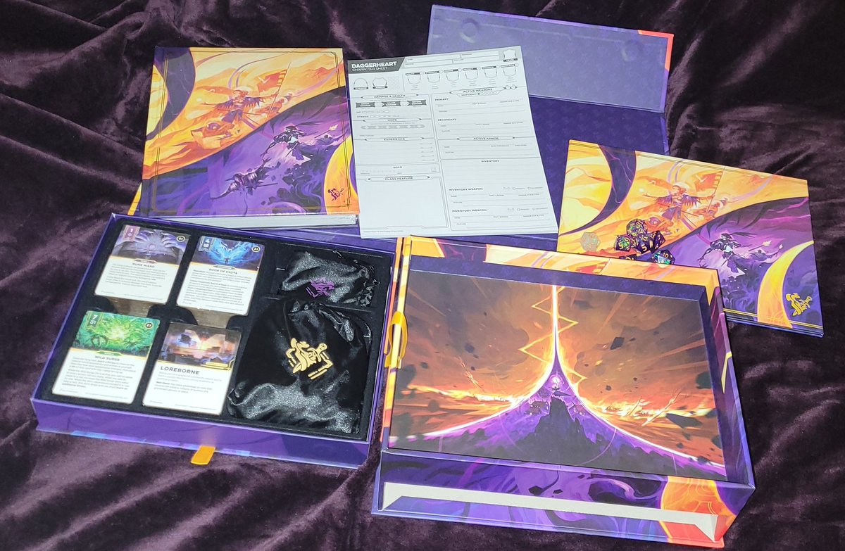 It's Daggerheart Launch Day! #Daggerheart

My Limited Edition Core Set arrived, and I am so excited to explore this new TTRPG!