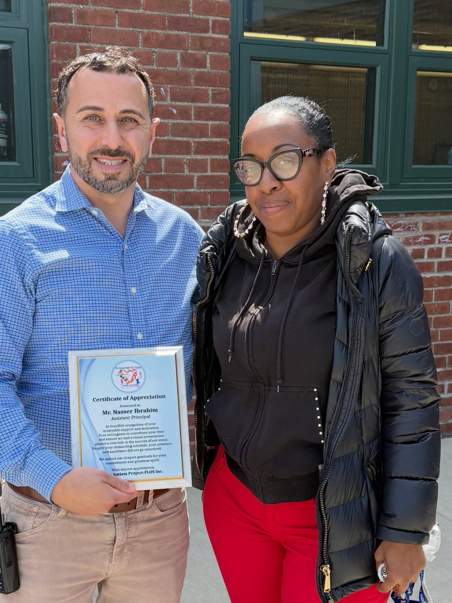 Honored to receive this Certificate of Appreciation from The Autism Project-FLOS Inc. Grateful to support such an important cause and proud to contribute in any way I can.