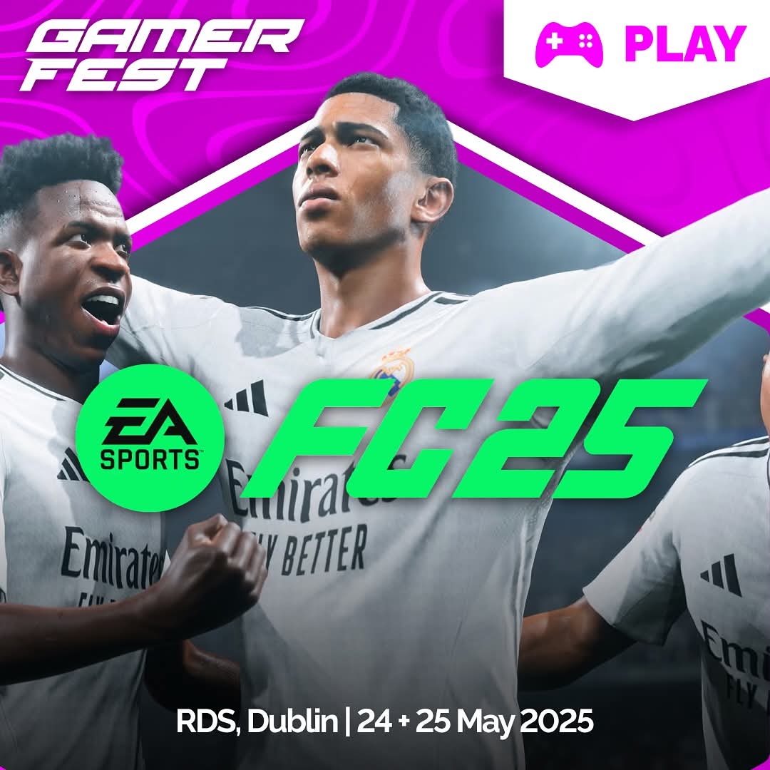 Just a slice of our playable games line-up for GamerFest! 🎮

From heart-pounding Gaelic Football action to “chilled-out” couch co-op on Overcooked, we’re packing the floor at GamerFest with 40+ incredible titles for you to dive into across the weekend! 💪

Compete, discover, or