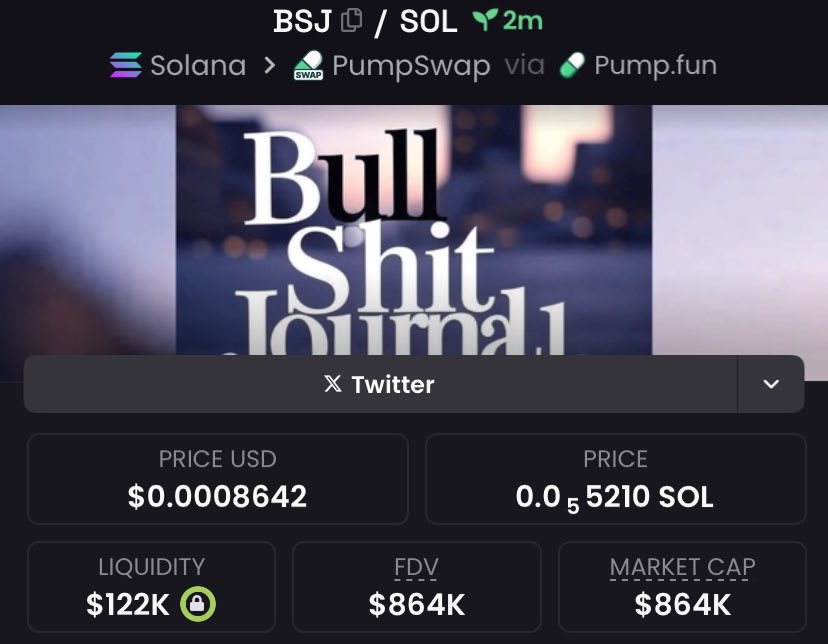 mdanteramadhan's tweet image. I ed $BSJ at $864k mcap in my private TG